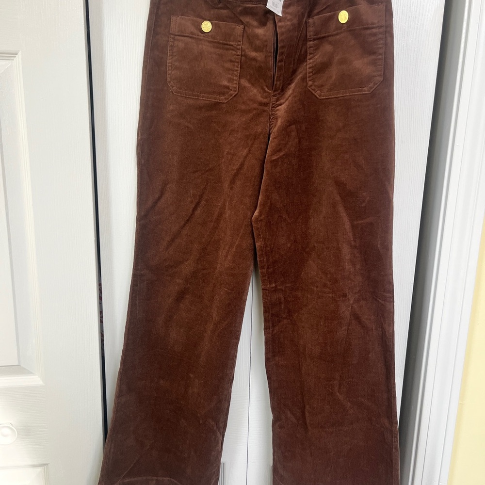 J.Crew Factory Corduroy Lizzie patch-pocket pant (NWT)